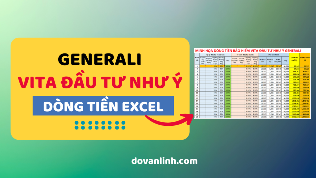 Generali_VITA Đầu Tư Như Ý_Dòng tiền bảo hiểm 2024