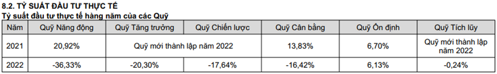 Lịch sử đầu tư các quỹ liên kết đơn vị FWD